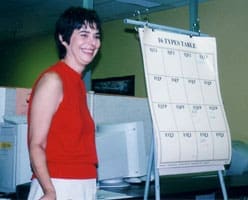 Janet Barclay delivering a type workshop