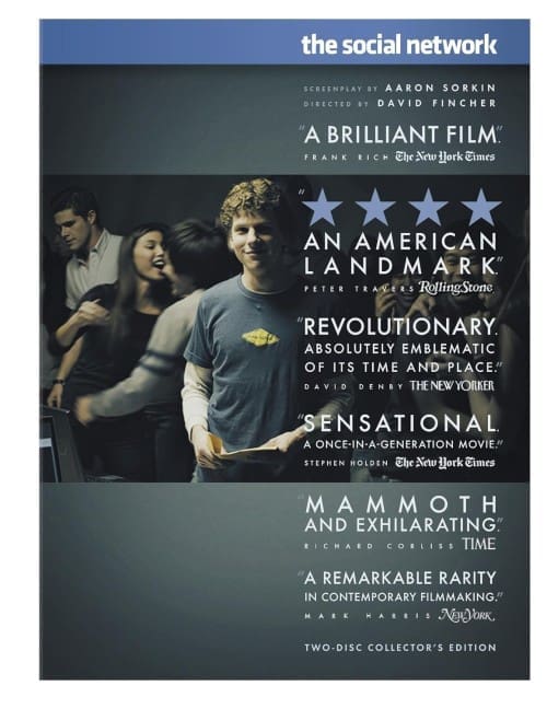 DVD cover for The Social Network