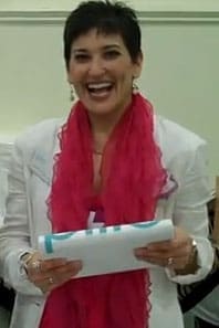 Clare presenting her organizing product Pliio™ at the NAPO 2011 Conference