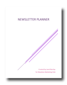 Newsletter Planner