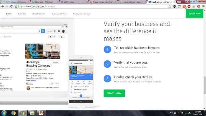 Google My Business Page