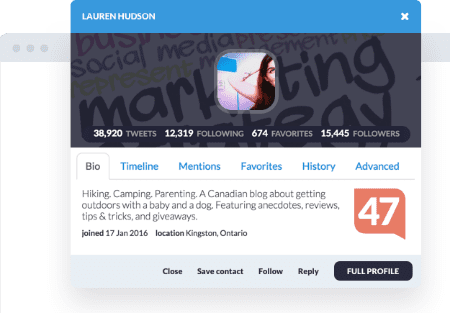 Organize your followers