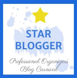 Star Blogger - Professional Organizers Blog Carnival