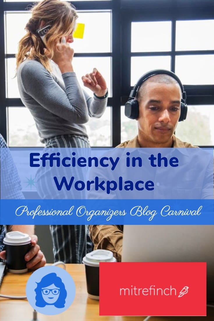 Efficiency in the Workplace – Professional Organizers Blog Carnival