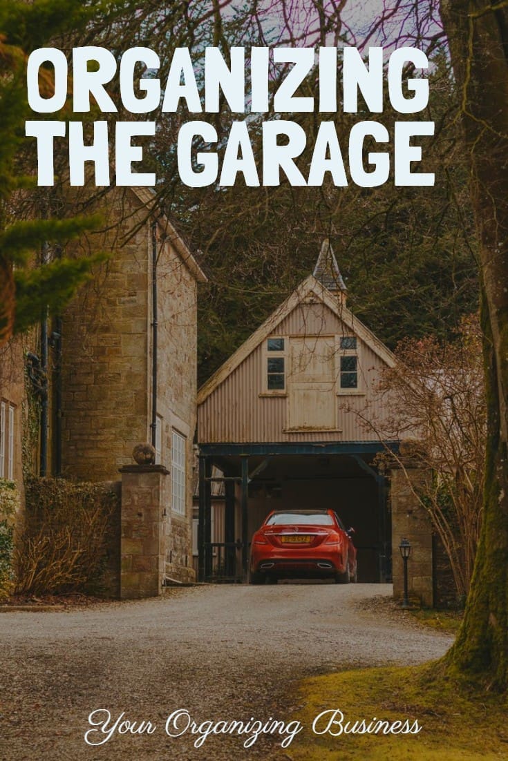 organizing the garage