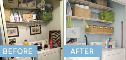 before & after TikTok video