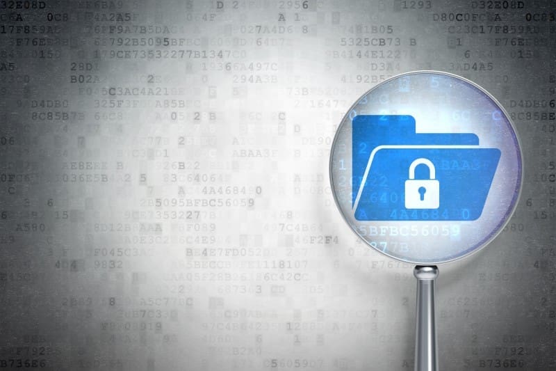 graphic depicting document security